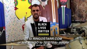 Vidas negras importam. Ringo se engaja na luta contra o racismo
