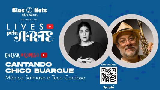 Em noite de gala, Mônica Salmaso e Teco Cardoso fazem live com música de Chico Buarque