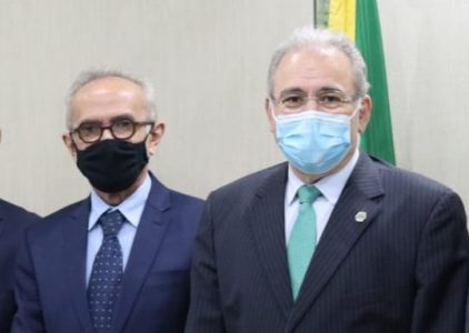 Marcelo Queiroga se reúne com Cícero e visita posto de vacinação em João Pessoa nesta sexta-feira