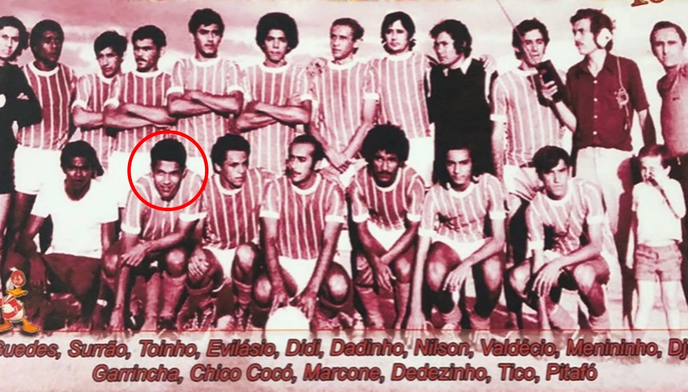 Esporte de Patos comemora 69 anos de fundação; time já teve o craque Garrincha vestindo a camisa alvirrubra