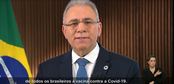 Em pronunciamento, Queiroga destaca produção de vacinas e pede que população tome 2ª dose
