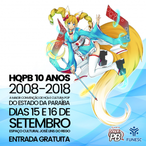 10ª edição da HQPB será gratuita e acontece em setembro em João Pessoa