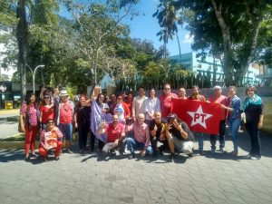 Partidos de esquerda e sindicatos fazem ato “Lula Livre” em Campina Grande