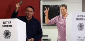 Datafolha: Bolsonaro recua para 56% e Haddad vai a 44% dos votos válidos