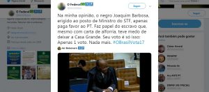 PF investiga conduta de policial que chamou Joaquim Barbosa de ‘escravo alforriado’