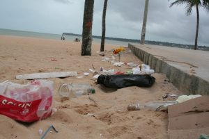 Quase 4 toneladas de lixo são retiradas das praias de JP