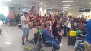 Problema em aeronave prejudica 218 passageiros no Aeroporto Castro Pinto