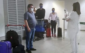 Barreira sanitária é instalada no Aeroporto Castro Pinto para conter avanço do novo coronavírus