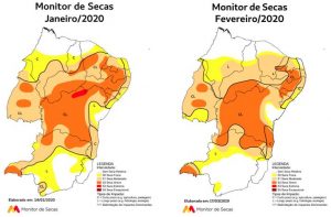 Paraíba reduziu gravidade da seca em fevereiro, aponta relatório da ANA