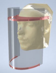 Laboratório da UEPB desenvolve protetor facial para profissionais de saúde