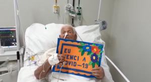 Idoso de 103 anos se recupera da Covid-19 e recebe alta após 15 dias internado