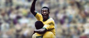 “No meu coração da mata gritou Pelé, Pelé, faz força com o pé na África”. Pelé é um Rei negro que o Brasil deu ao mundo