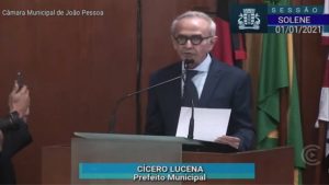 Cícero Lucena toma posse para terceiro mandato como prefeito de João Pessoa