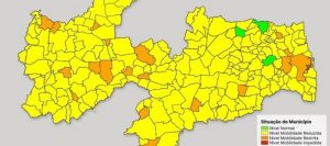 Plano Novo Normal coloca 90% das cidades da PB na bandeira amarela