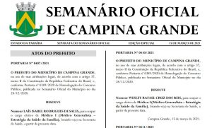 Mais de 130 médicos são nomeados pela Prefeitura de Campina Grande