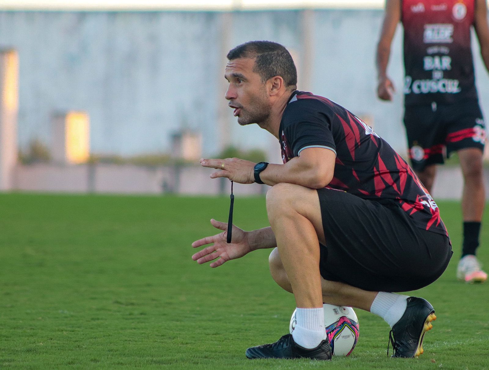 Ranielle Ribeiro está no comando técnico do Campinense há pouco mais de um ano. | Foto: Samy Oliveira / Campinense