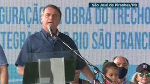 ‘Vagabundo é elogio’, diz Bolsonaro sobre Renan Calheiros durante evento na Paraíba