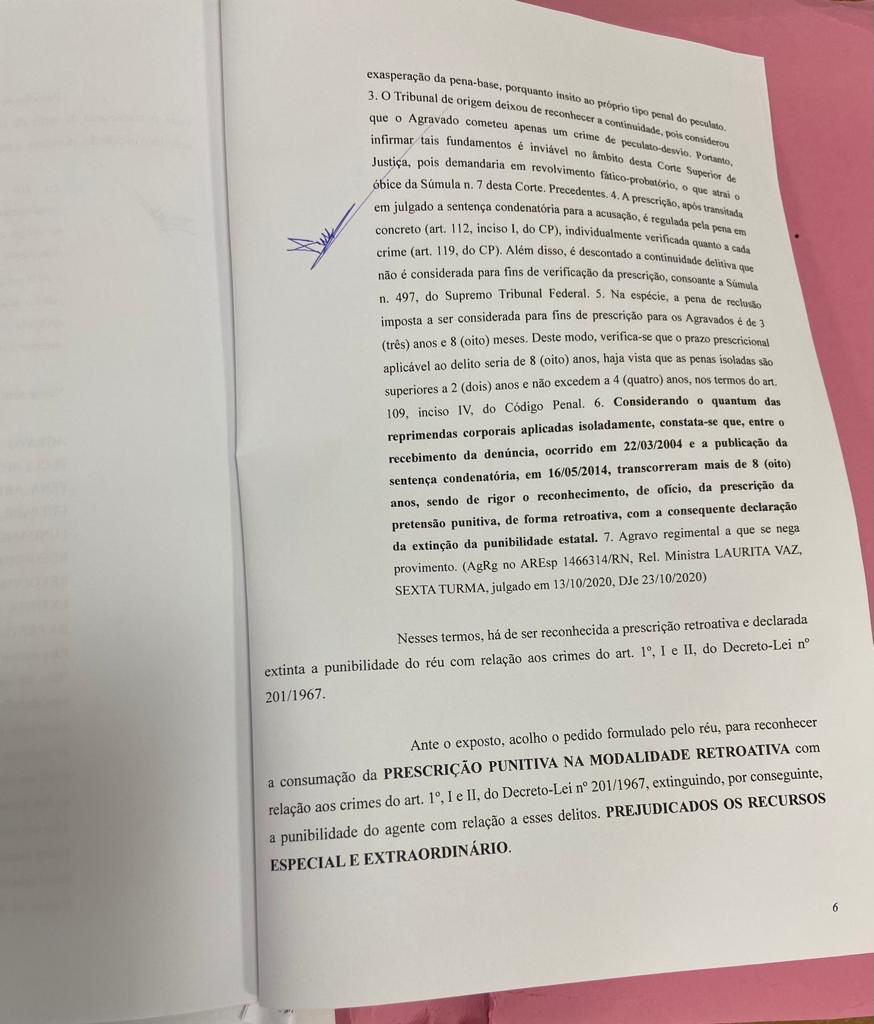 Após mais de 10 anos de processo, TJ extingue condenação de deputado paraibano