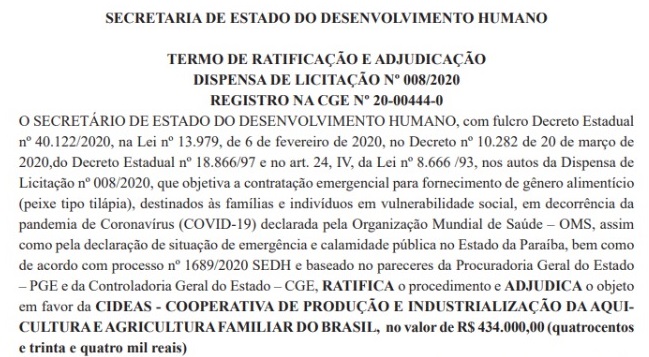 Operação 5764: seis contratos do governo da Paraíba com cooperativas estão na mira dos investigadores; conheça detalhes