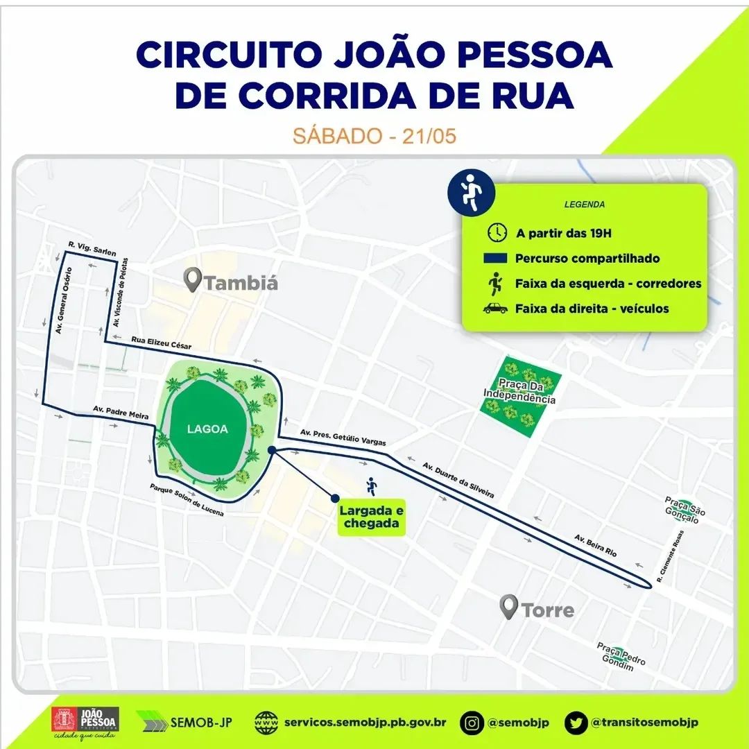 CircuitoJP será neste sábado. Foto: Divulgação / CircuitoJP