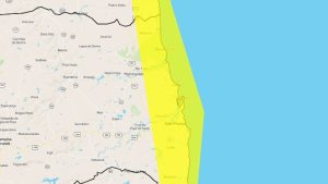 Inmet emite alerta amarelo de acumulado de chuvas para João Pessoa e mais 14 cidades