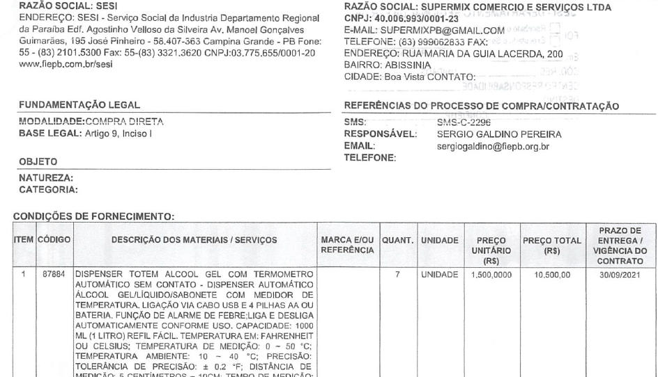 Sistema S contratou quase R$ 1 milhão com empresas sem funcionários; uma delas de parente de diretor do Senai