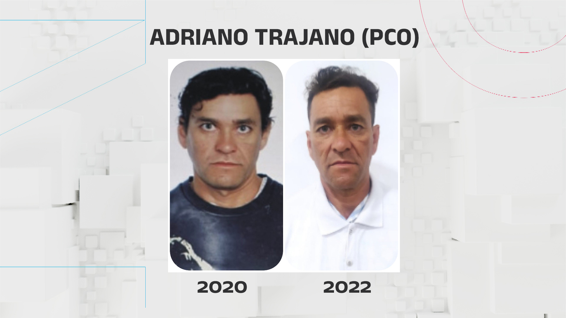 Evolução das fotos de urna de Adriano Trajano (PCO)