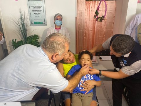 Ministro da Saúde, Marcelo Queiroga, visita Campina Grande e destaca importância da vacina contra poliomielite