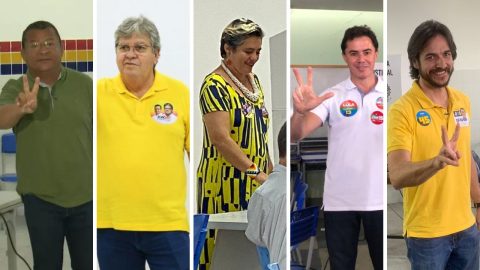 Eleições 2022: Candidatos ao governo da Paraíba votam neste domingo (2)