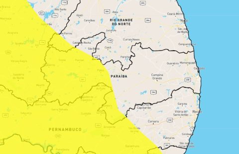 Inmet emite dois alertas de perigo de chuvas intensas para 89 municípios da PB