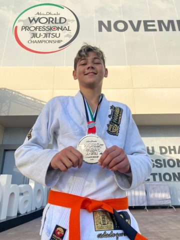 Paraibano Arthur Piloto conquista prata no mundial de jiu-jitsu
