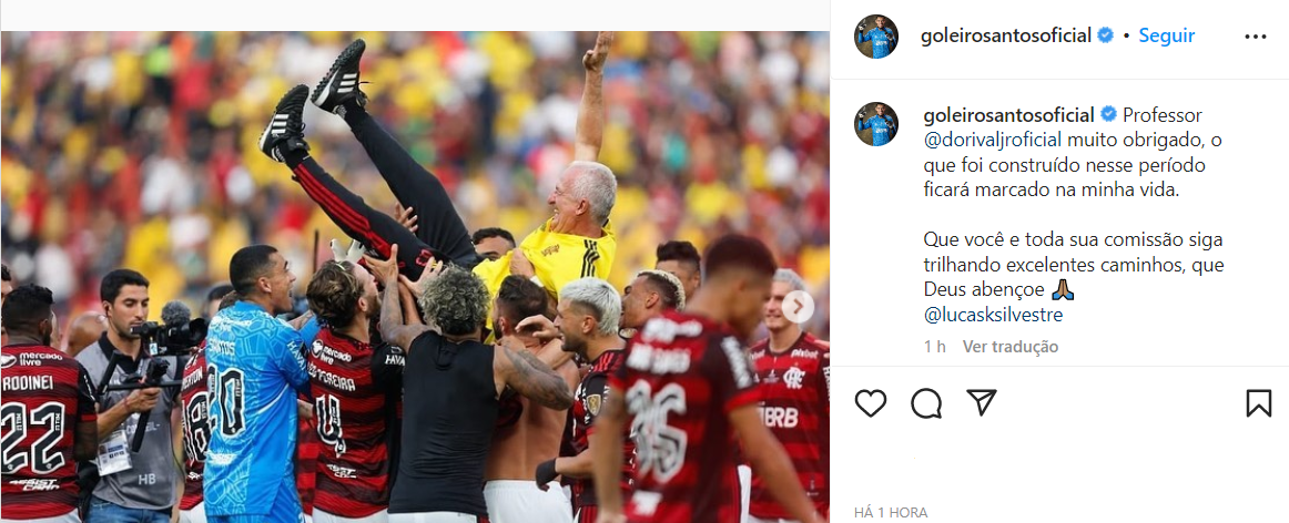 Santos, Flamengo, Dorival