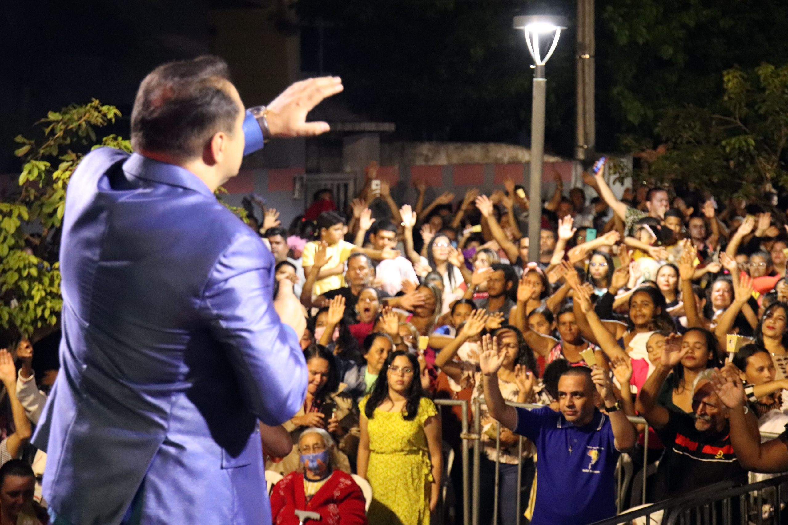 Conde Pela Paz aconteceu com programação para públicos católico e evangélico (Foto: Secom Conde)