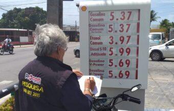 Procon-JP registra aumento nos preços da gasolina em João Pessoa
