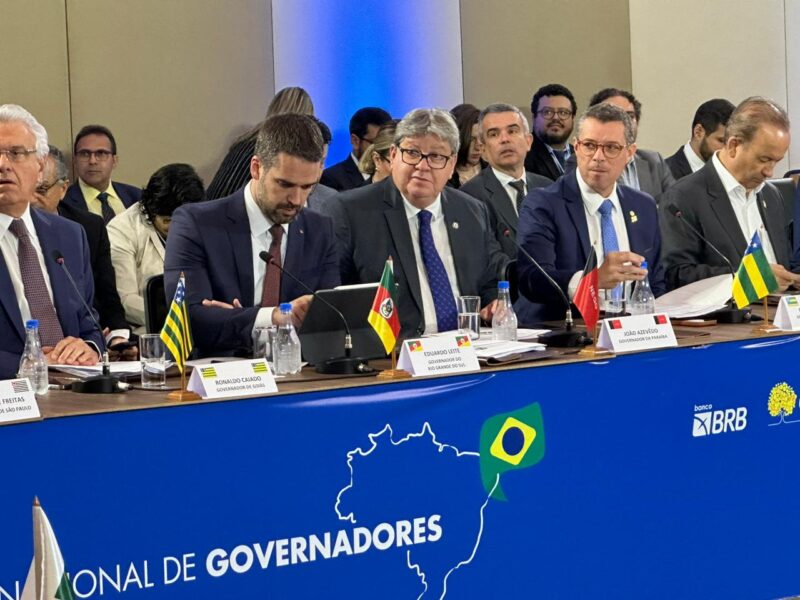 João participa de debate sobre reforma tributária no Fórum de Governadores em Brasília