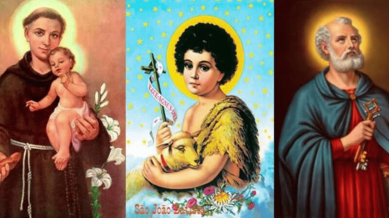 Conheça a história dos santos juninos: Santo Antônio, São João e São Pedro