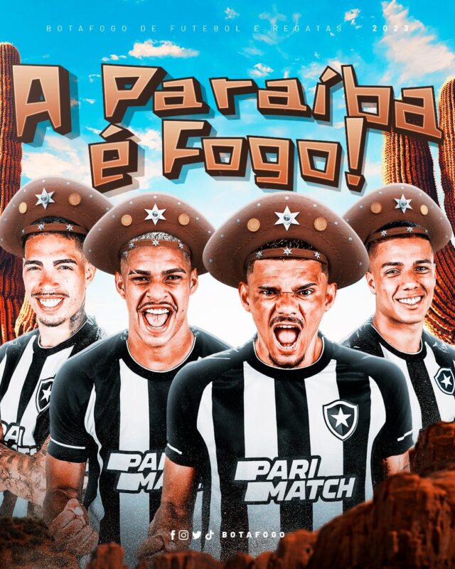 Botafogo faz homenagem aos 4 paraibanos que tem no elenco