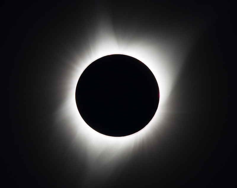 Eclipse solar total em 21 de agosto de 2017, no Oregon. 