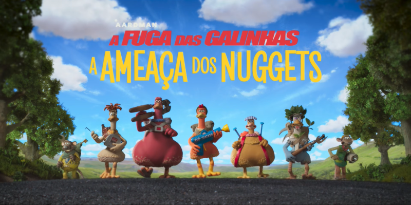 Teaser de ‘A Fuga das Galinhas: A Ameaça dos Nuggets’ é divulgado pela Netflix
