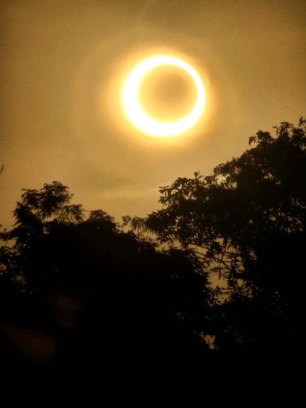 Eclipse solar anular na Paraíba: veja imagens