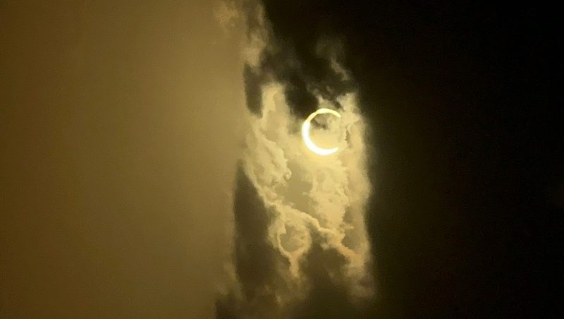 Eclipse solar anular em João Pessoa