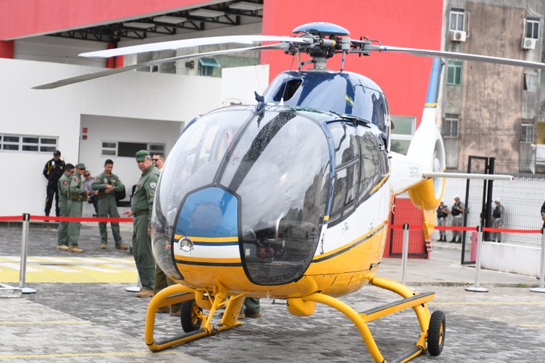 Helicóptero doado pela PRF ao governo da Paraíba será usado na região de Campina Grande