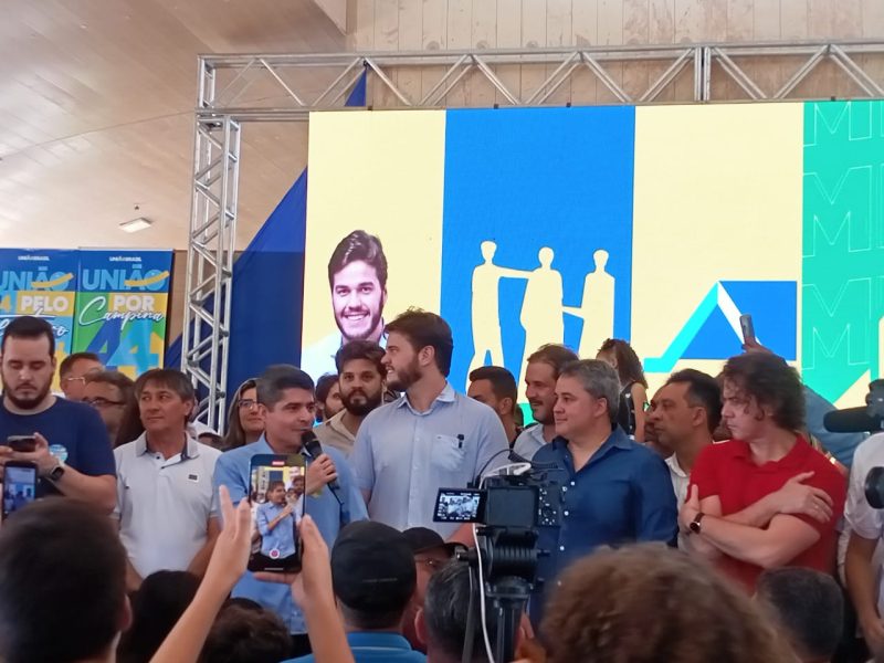 União Brasil faz ‘festão’ para filiar Bruno; Romero não vai e prefeito chega com Veneziano