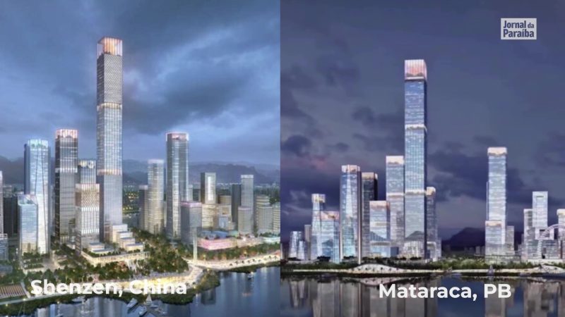 VÍDEO: Projeto copiado? Nova Mataraca é igual a ‘distrito futurista’ na China