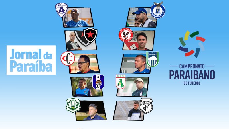 Campeonato Paraibano 2024: conheça quem são os técnicos dos 10 clubes