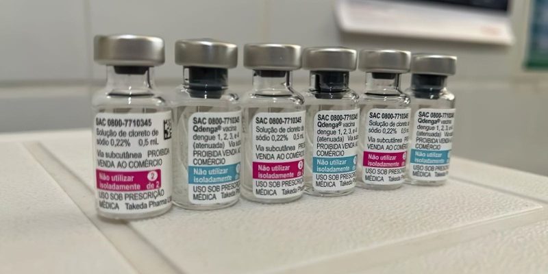Vacinas contra dengue na Paraíba
