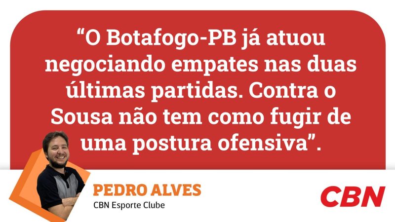Botafogo-PB: Pedro Alves entende que o Belo tem que voltar a ter proposta ofensiva